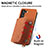 Coque Luxe Cuir Housse Etui S08D pour Samsung Galaxy S21 Plus 5G Petit