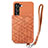 Coque Luxe Cuir Housse Etui S08D pour Samsung Galaxy S21 Plus 5G Petit