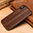 Coque Luxe Cuir Housse Etui S11 pour Apple iPhone Xs Max Marron