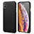 Coque Luxe Cuir Housse Etui S14 pour Apple iPhone Xs Max Noir