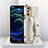 Coque Luxe Cuir Housse Etui XD1 pour Oppo Reno6 Pro 5G India Blanc