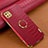 Coque Luxe Cuir Housse Etui XD1 pour Samsung Galaxy F42 5G Rouge