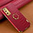 Coque Luxe Cuir Housse Etui XD1 pour Samsung Galaxy S20 FE 4G Rouge