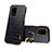 Coque Luxe Cuir Housse Etui XD1 pour Samsung Galaxy S20 Ultra 5G Noir