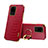 Coque Luxe Cuir Housse Etui XD1 pour Samsung Galaxy S20 Ultra 5G Rouge