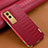 Coque Luxe Cuir Housse Etui XD1 pour Vivo V21e 5G Rouge