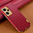 Coque Luxe Cuir Housse Etui XD1 pour Xiaomi Redmi Note 12 Turbo 5G Rouge