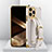 Coque Luxe Cuir Housse Etui XD2 pour Apple iPhone 13 Pro Blanc