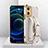 Coque Luxe Cuir Housse Etui XD2 pour Realme 10 4G Blanc