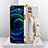 Coque Luxe Cuir Housse Etui XD2 pour Realme 8 4G Blanc