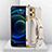 Coque Luxe Cuir Housse Etui XD2 pour Realme 9 4G Blanc