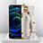 Coque Luxe Cuir Housse Etui XD2 pour Realme C21Y Blanc