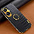 Coque Luxe Cuir Housse Etui XD2 pour Realme C55 Noir