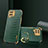 Coque Luxe Cuir Housse Etui XD2 pour Samsung Galaxy F12 Vert