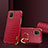 Coque Luxe Cuir Housse Etui XD2 pour Samsung Galaxy Note 10 Lite Rouge