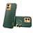 Coque Luxe Cuir Housse Etui XD2 pour Vivo V25 5G Vert