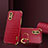 Coque Luxe Cuir Housse Etui XD2 pour Xiaomi Redmi K40 Gaming 5G Rouge