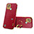 Coque Luxe Cuir Housse Etui XD3 pour Realme C21 Rouge