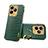 Coque Luxe Cuir Housse Etui XD3 pour Realme C53 India Vert