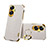 Coque Luxe Cuir Housse Etui XD3 pour Realme C55 Blanc