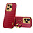 Coque Luxe Cuir Housse Etui XD3 pour Realme C67 Rouge