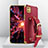 Coque Luxe Cuir Housse Etui XD3 pour Samsung Galaxy A22 5G Rouge