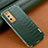 Coque Luxe Cuir Housse Etui XD3 pour Samsung Galaxy S20 Lite 5G Vert