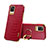 Coque Luxe Cuir Housse Etui XD3 pour Vivo V20 (2021) Rouge