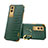 Coque Luxe Cuir Housse Etui XD3 pour Vivo V21e 5G Vert