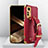 Coque Luxe Cuir Housse Etui XD3 pour Xiaomi Redmi Note 12S Rouge