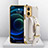 Coque Luxe Cuir Housse Etui XD4 pour Realme 10 Pro 5G Blanc