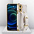 Coque Luxe Cuir Housse Etui XD4 pour Realme C33 Blanc