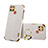 Coque Luxe Cuir Housse Etui XD4 pour Realme Narzo 20 Blanc