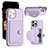 Coque Luxe Cuir Housse Etui Y01B pour Apple iPhone 13 Pro Violet Clair