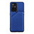 Coque Luxe Cuir Housse Etui Y01B pour Oppo A94 5G Bleu