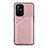 Coque Luxe Cuir Housse Etui Y01B pour Oppo A94 5G Or Rose