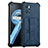 Coque Luxe Cuir Housse Etui Y01B pour Oppo K10 4G Bleu