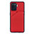 Coque Luxe Cuir Housse Etui Y01B pour Oppo Reno5 F Rouge