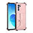 Coque Luxe Cuir Housse Etui Y01B pour Oppo Reno6 Pro 5G India Or Rose