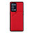 Coque Luxe Cuir Housse Etui Y01B pour Oppo Reno6 Pro 5G Rouge