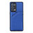 Coque Luxe Cuir Housse Etui Y01B pour Oppo Reno6 Pro+ Plus 5G Bleu