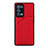 Coque Luxe Cuir Housse Etui Y01B pour Oppo Reno6 Pro+ Plus 5G Rouge