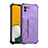 Coque Luxe Cuir Housse Etui Y01B pour Samsung Galaxy A03 Violet
