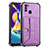 Coque Luxe Cuir Housse Etui Y01B pour Samsung Galaxy A11 Violet