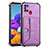 Coque Luxe Cuir Housse Etui Y01B pour Samsung Galaxy A21s Violet