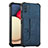 Coque Luxe Cuir Housse Etui Y01B pour Samsung Galaxy M02s Bleu