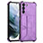 Coque Luxe Cuir Housse Etui Y01B pour Samsung Galaxy S22 Plus 5G Violet