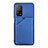 Coque Luxe Cuir Housse Etui Y01B pour Xiaomi Mi 10T 5G Bleu