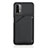 Coque Luxe Cuir Housse Etui Y01B pour Xiaomi Redmi 9 Power Noir