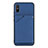 Coque Luxe Cuir Housse Etui Y01B pour Xiaomi Redmi 9AT Bleu